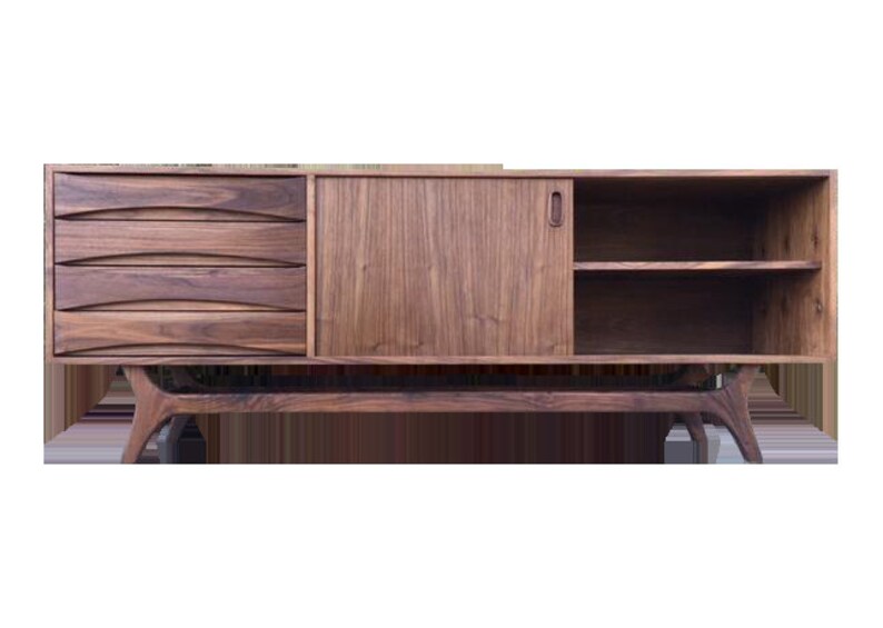 Mid Century Bowtie Credenza Sideboard image 1