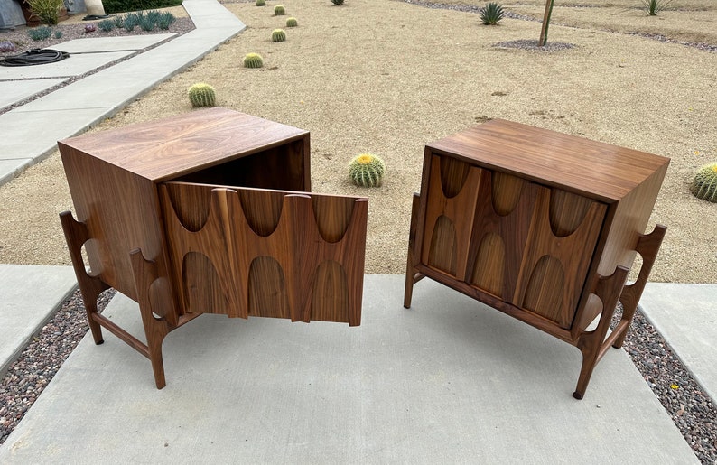 Mid Century Brasilia Nightstands image 3