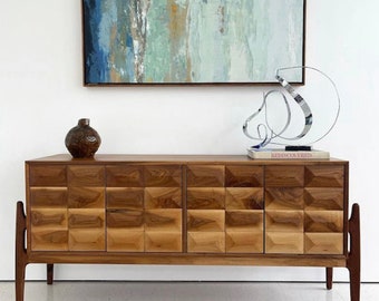 60" Custom "Cubist"  Credenza