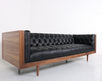 Mid Century Milo Style Case Sofa