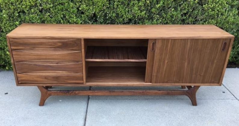 Mid Century Bowtie Credenza Sideboard image 2