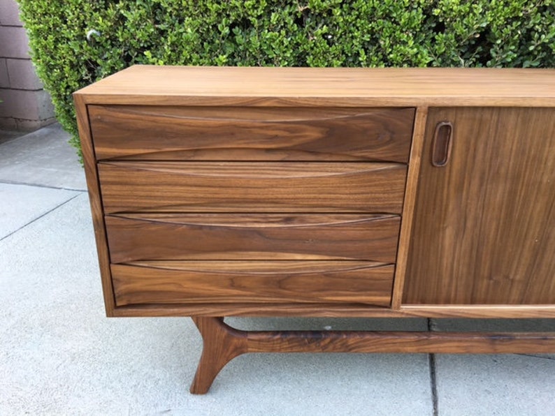 Mid Century Bowtie Credenza Sideboard image 6