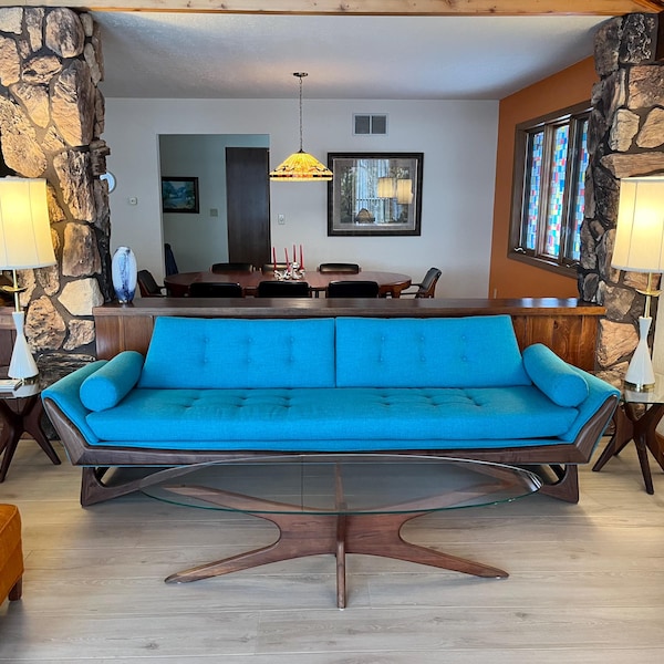 Custom Pearsall Style Gondola 2.0 Sofa | Custom