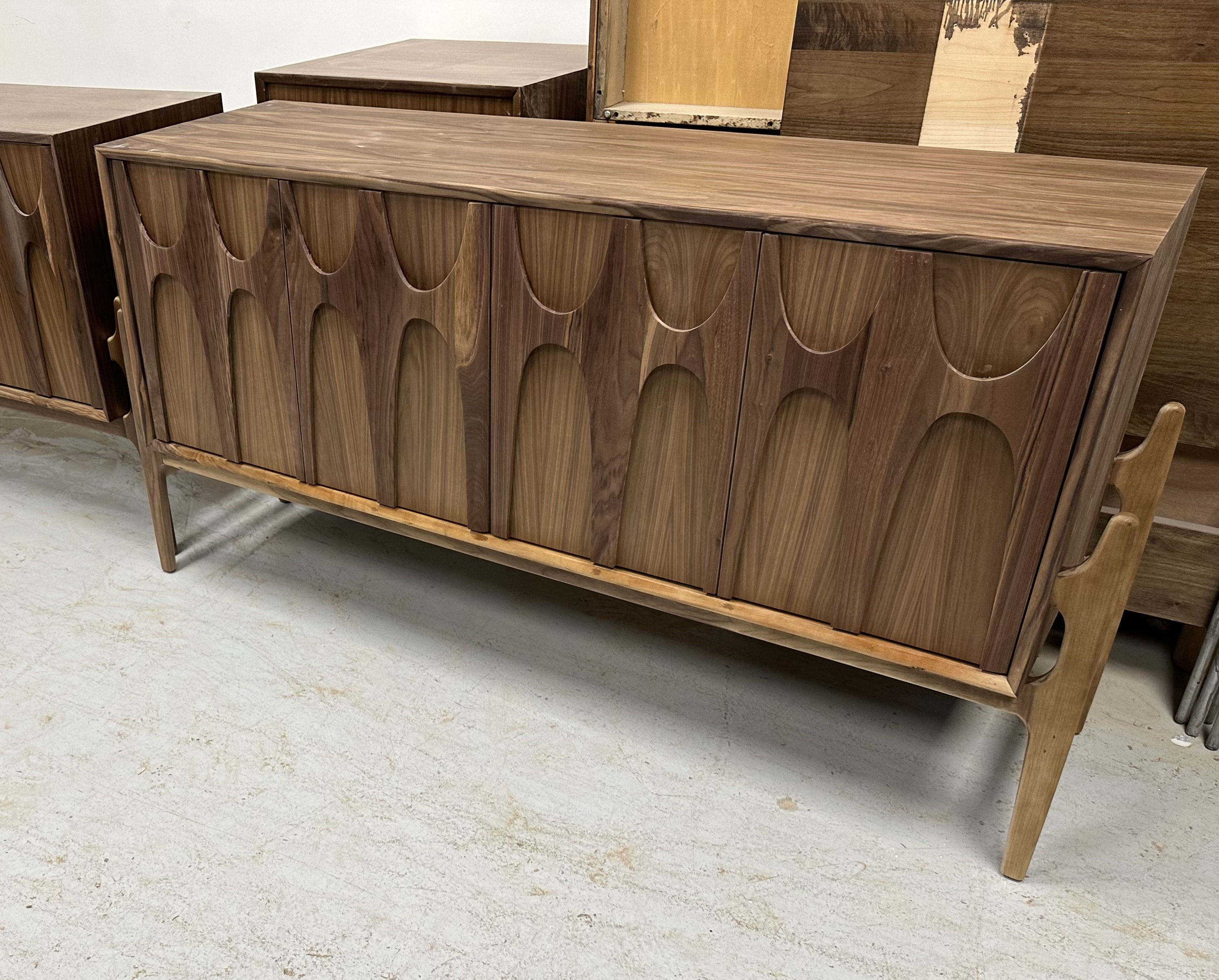 Mid Century brasilia Style Credenza Sideboard Buffet Etsy Ireland