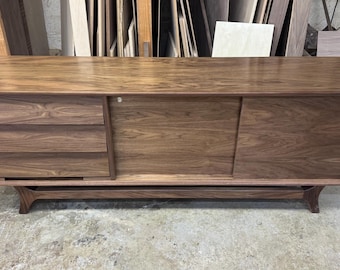 72" Mid Century "Streamline" Bathroom Vanity