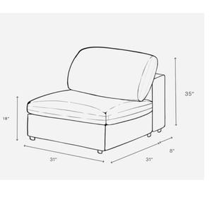 Modular Sectional Sofa "Versa" Stain Resistant Custom |Made in U.S.A image 8