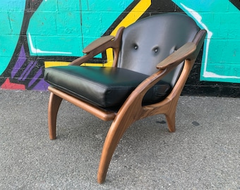 Mid Century Style "Boomerang" Lounge Chair
