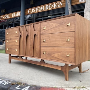 72&quot; Mid Century Modern Brasilia Style Single Sink Bathroom Vanity