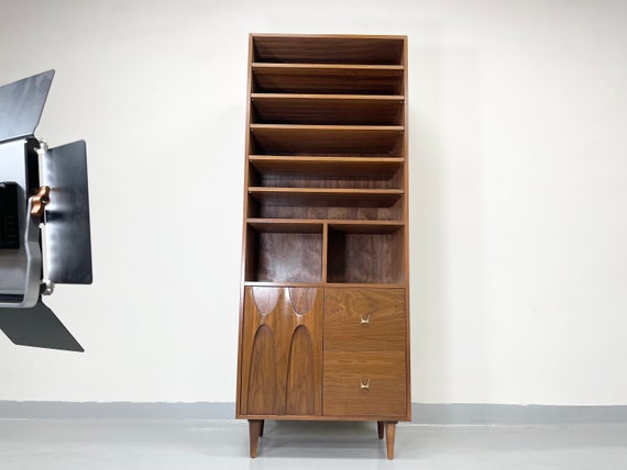 Mid Century Brasilia Style Bookcase