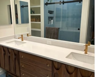 96" Brasilia Style Double Sink Vanity