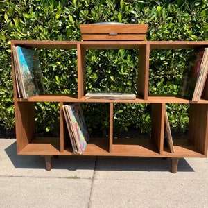 Mid Century Walnut Custom Book Case