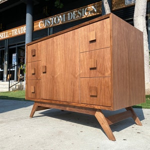 50" Mid Century "Cubist" Bathroom Vanity