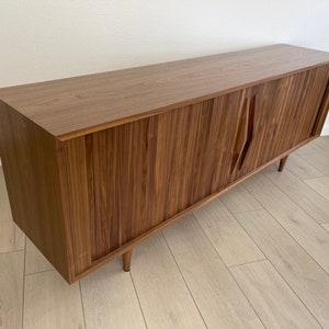 Tambour Door Credenza Sideboard image 2