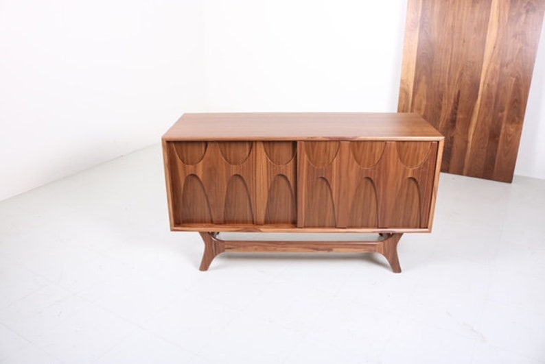 48 Mid Century Brasilia credenza sideboard In Stock image 2