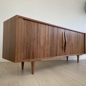 Tambour Door Credenza Sideboard image 1