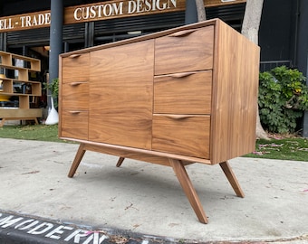 48" Mid Century Style Single Sink Vanity