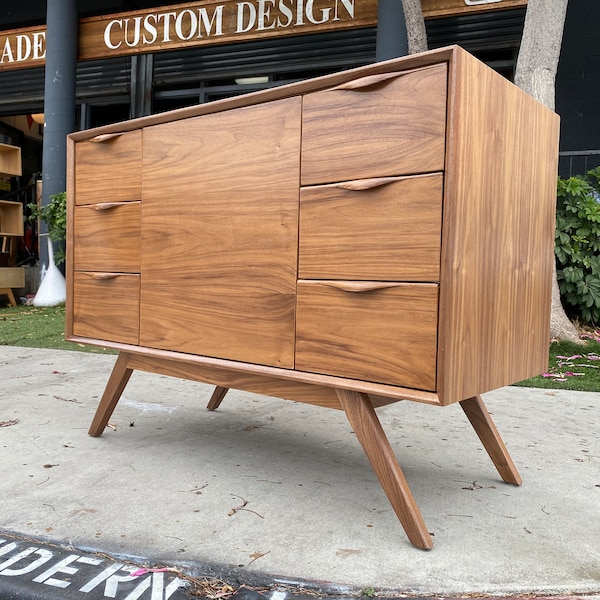 48" Mid Century Style Single Sink Vanity