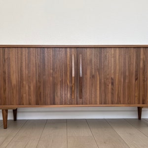 Tambour Door Credenza Sideboard image 3