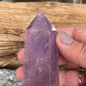 Large Amethyst Point Rare Lavender Color Chunky Amethyst Tower Deep Purple High Quality Healing Stone Tranquility Healer Anti-Anxiety 1002 image 1