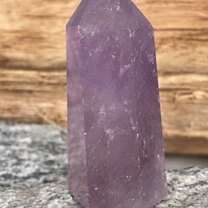 Large Amethyst Point Rare Lavender Color Chunky Amethyst Tower Deep Purple High Quality Healing Stone Tranquility Healer Anti-Anxiety 1002 image 4