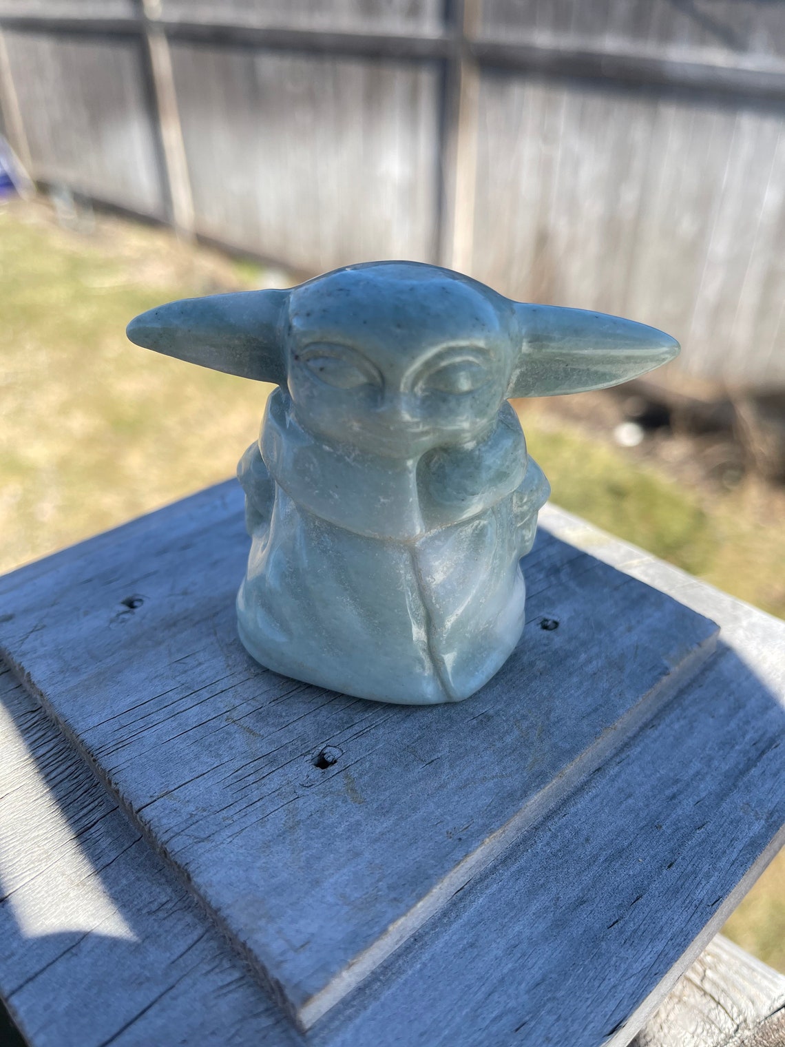 Jade Gemstone Grogu Baby Yoda Carved Jade Very High Quality Etsy