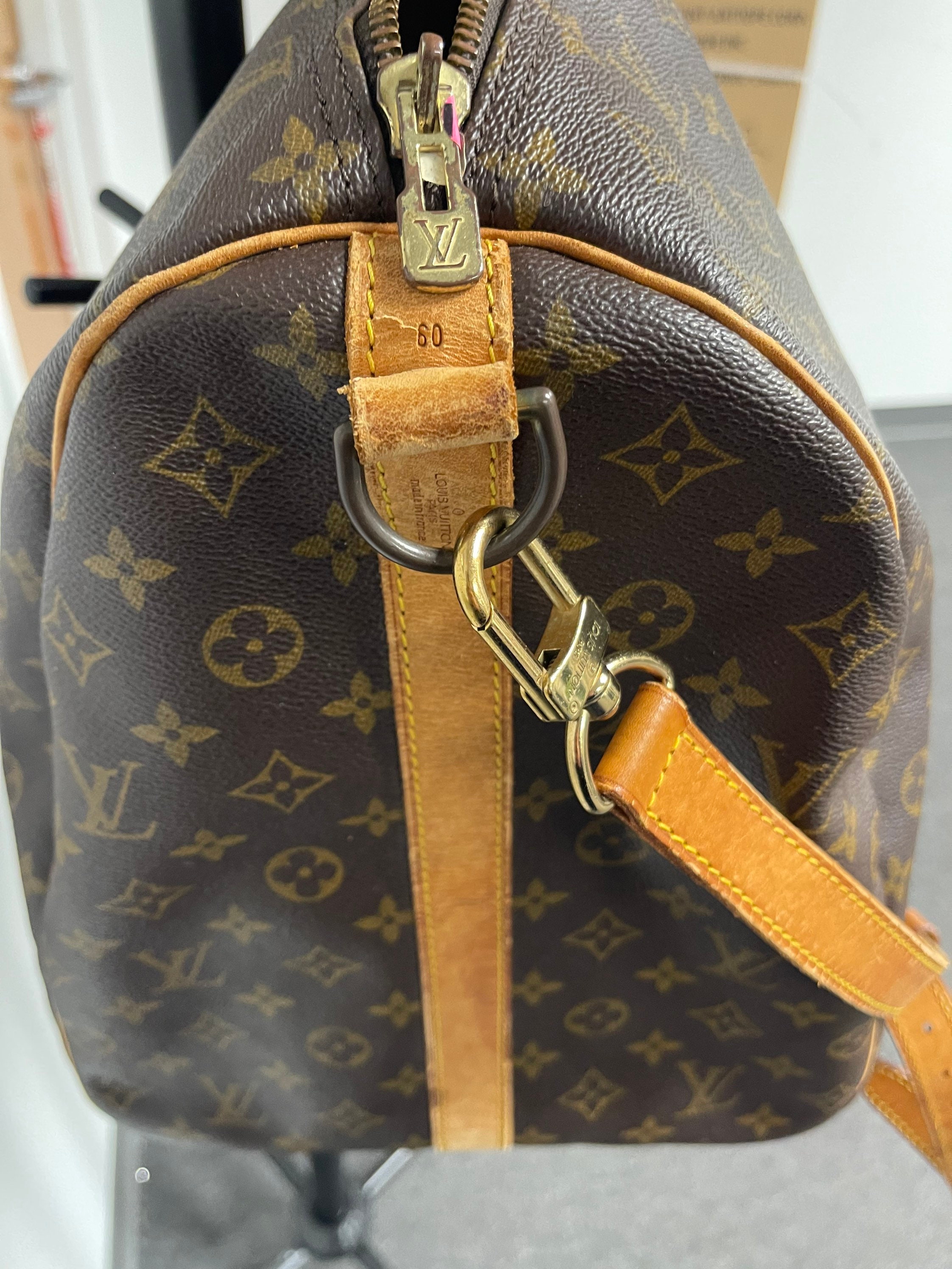 Louis Vuitton Monogram Keepall 60 Travel Large Duffle Bag M41412 – OPA  Vintage