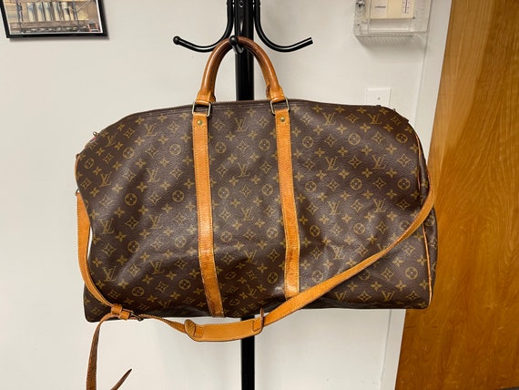 Vintage Louis Vuitton Monogram Keepall 50 Boston Travel Luggage Carry Bag 31619 eBay #37 Vintage Louis Vuitton Monogram Keepall 50 Boston Travel Luggage Carry Bag 31619 eBay
