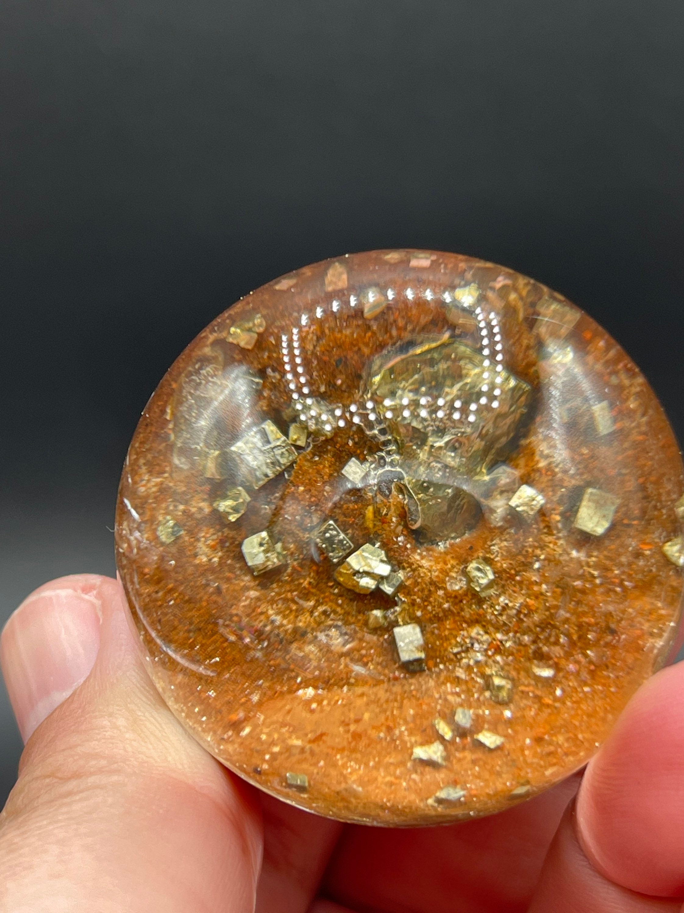 Garden Quartz With Pyrite Sphere Lodolite Healing Crystal