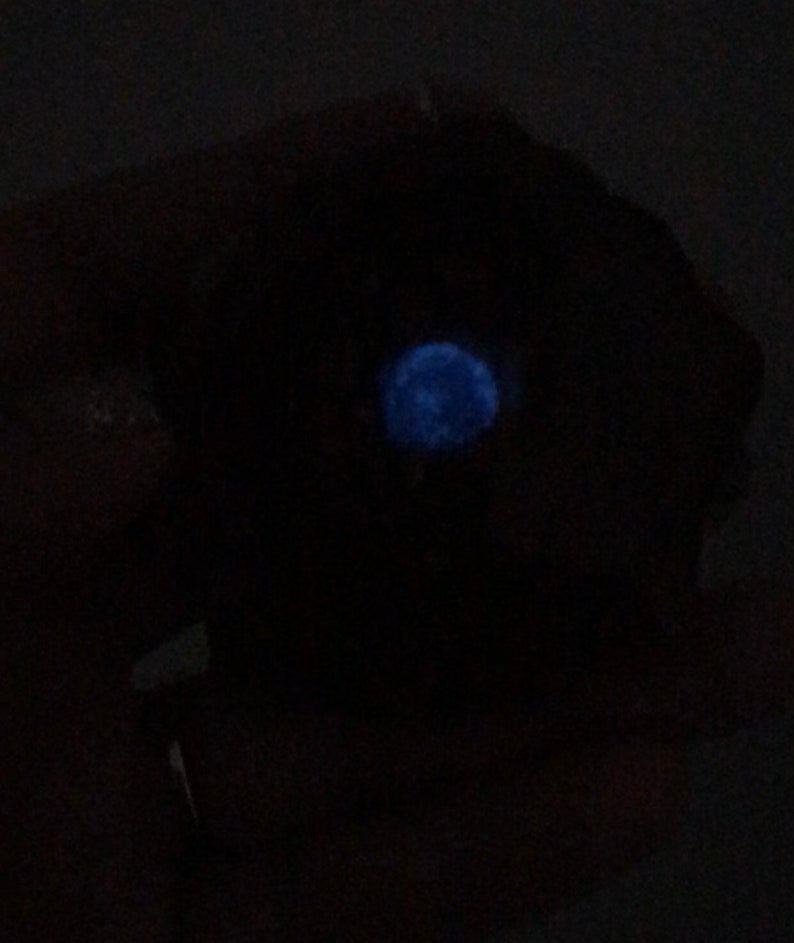 Pinecone Pendant Third Eye Pinecone Cosmic Blue Opal and Glowdust Glowing Third Eye Crushed Opal Inlay Empowerment Enlightenment Natural