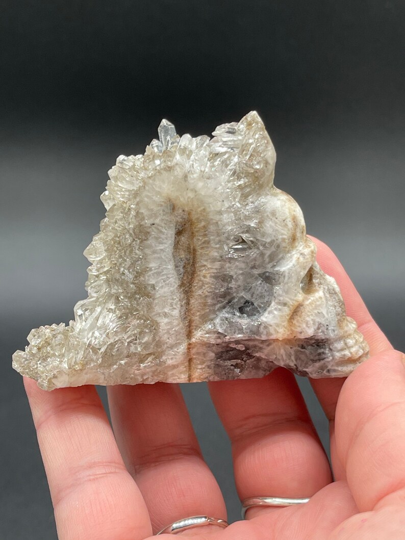 Unique Large Clear Quartz Cluster Skull Healing Crystal Hand - Etsy