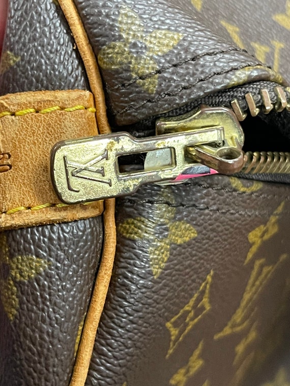 Louis Vuitton Keepall Bandoulière 50B Silver Glitter Damier