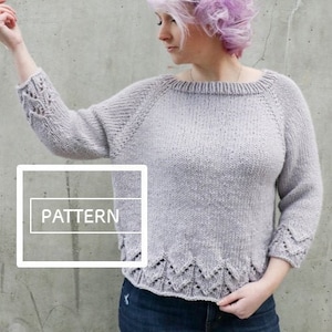 Lace bottom sweater 2025