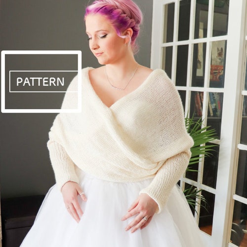 KNITTING PATTERN Wrap Me up Sweater 