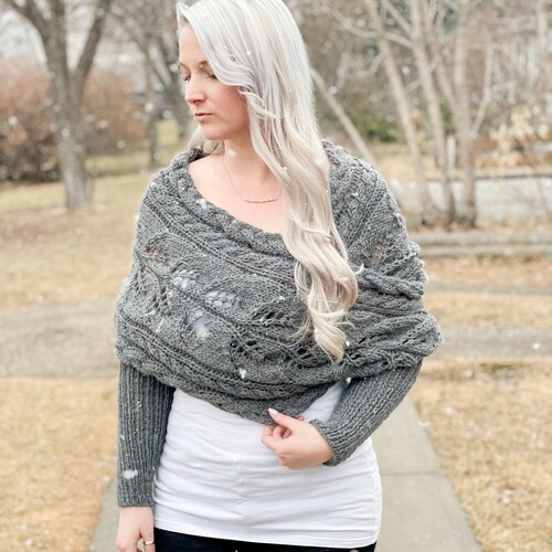 Knitting PATTERN Convertible Scarf With 