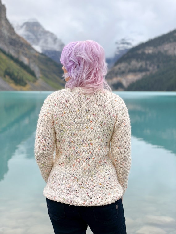 Knit Pattern Only*** Kettlecorn Sweater, V-neck Knit Sweater