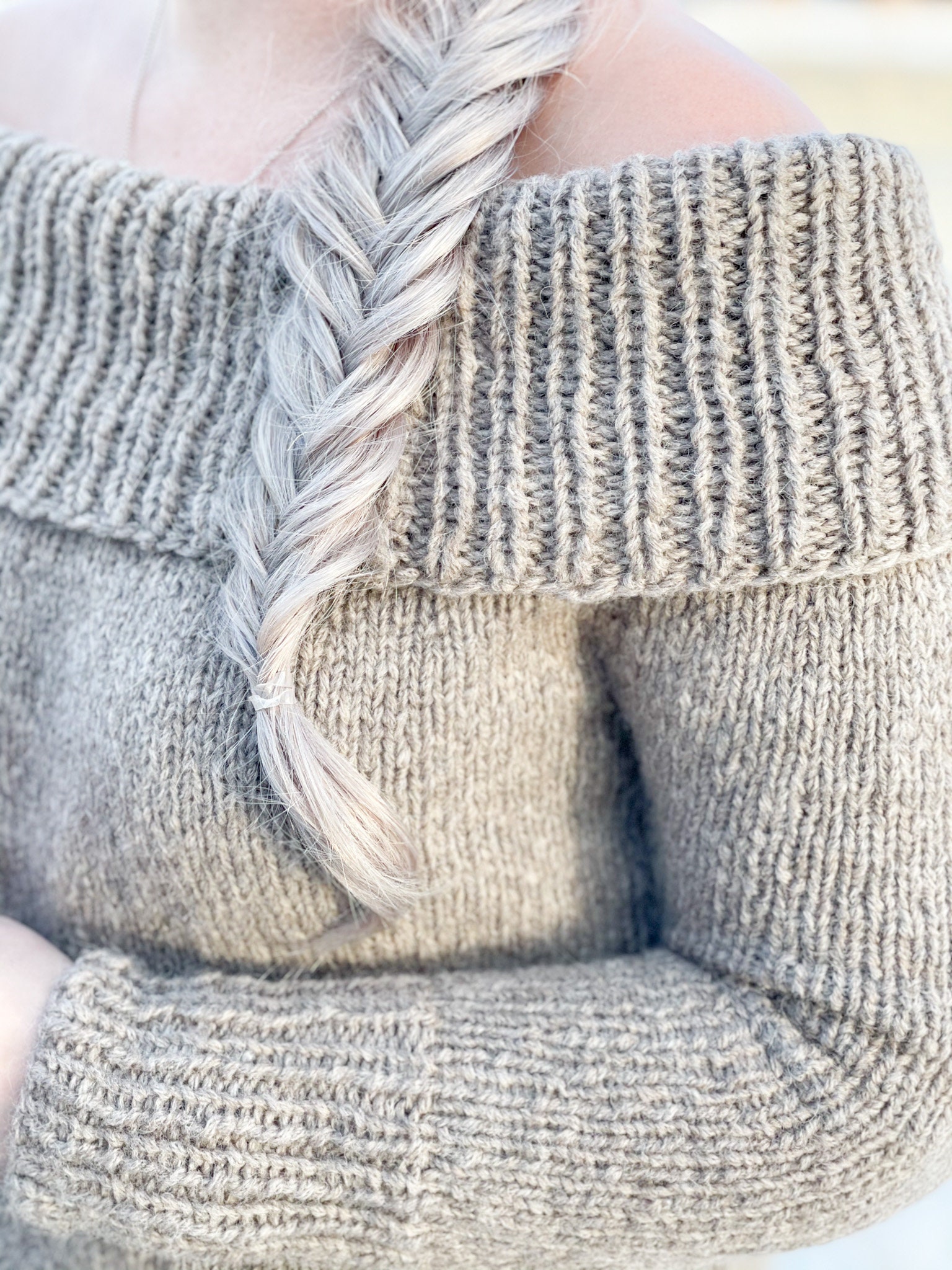 KNITTING PATTERN ** Cold Shoulder Pullover, Sexy Knit