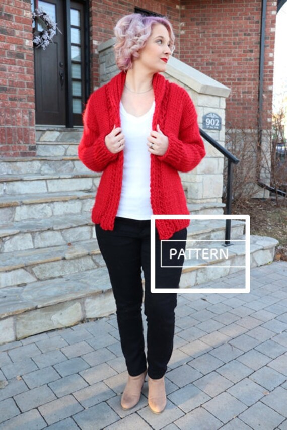 KNITTING PATTERN Mr. Rogers Cardi 