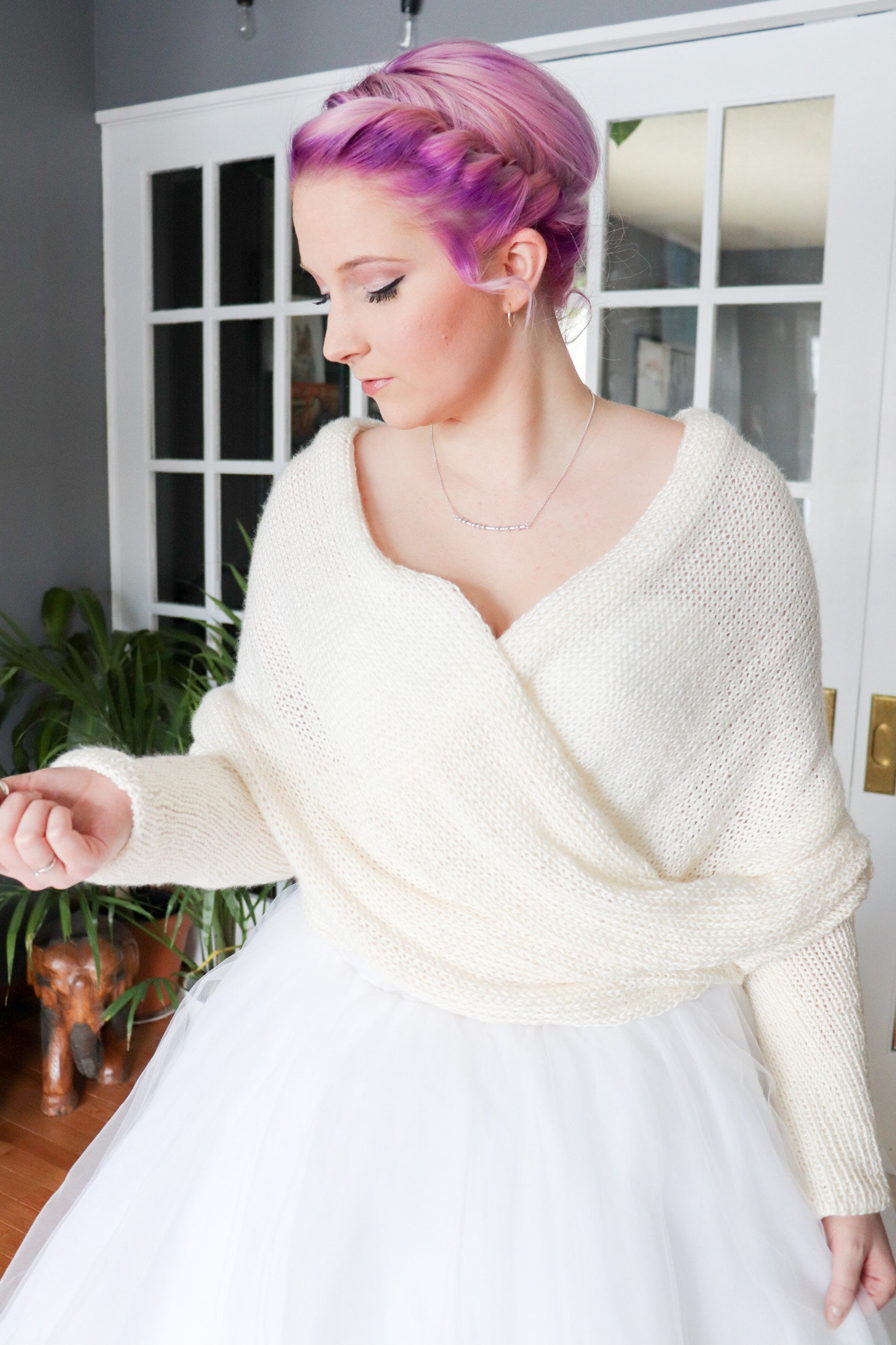 KNITTING PATTERN Wrap Me up Sweater Scarf Sweater Scarf Etsy