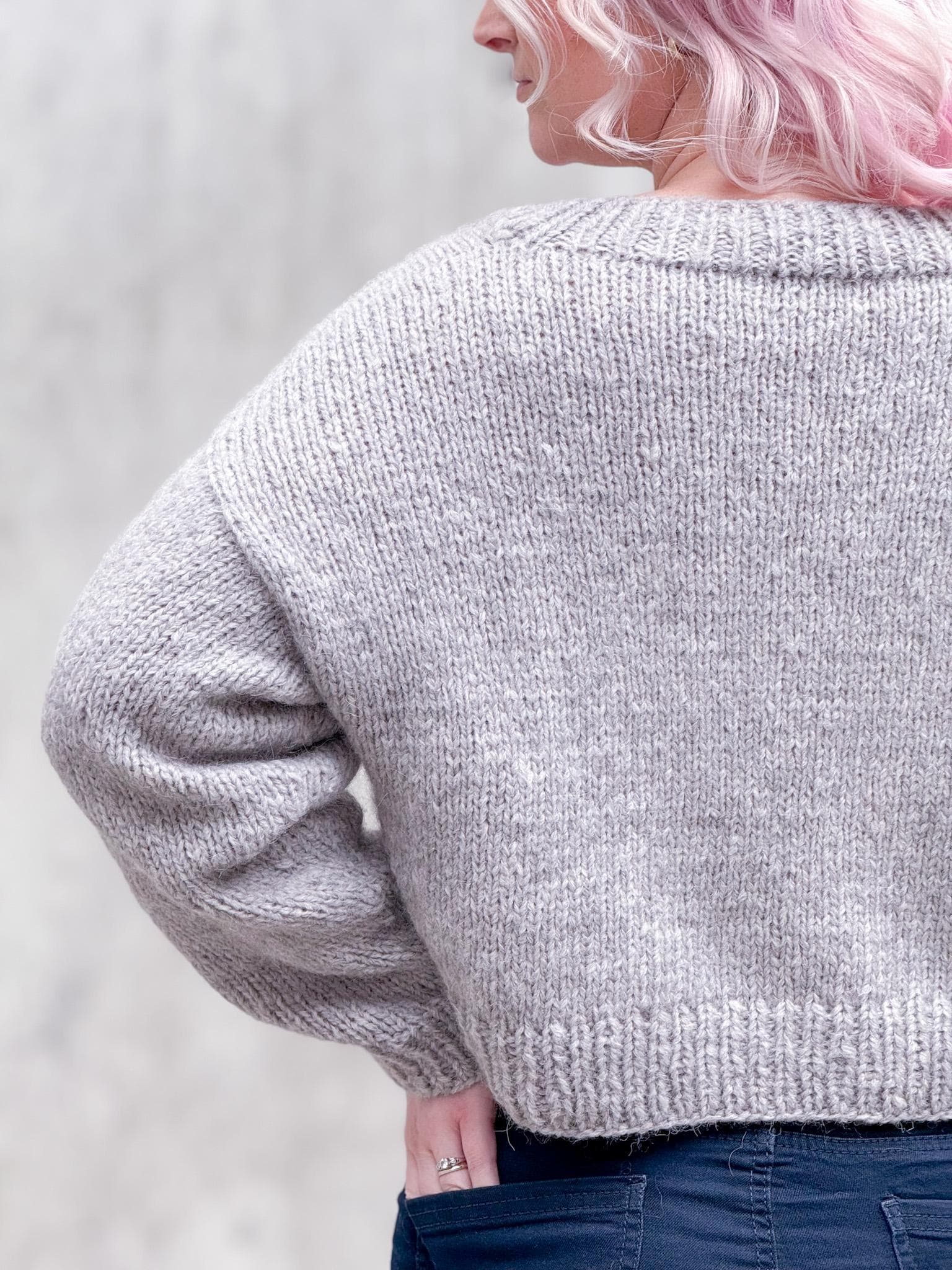 KNITTING PATTERN ** Sweet V Sweater, Top Down Vneck, Top