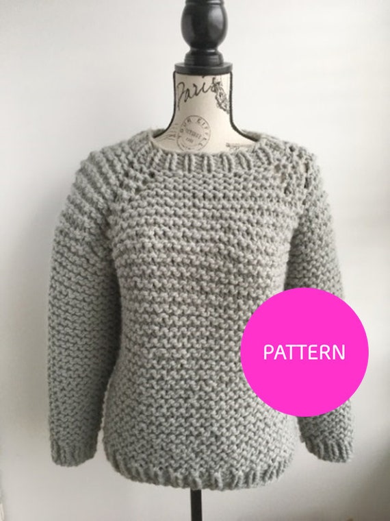 【U LAN】Graph Button Raglan Knit Gaufrette Raglan - Knitting Pattern – Celine Feyten Designs
