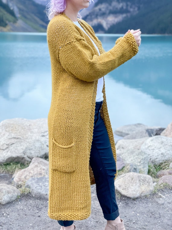 Knit Pattern Only, All Day Cardigan, Knit Cardigan, Cardigan DIY, Knitting  Pattern, Long Knit Duster, Knitatude Knit, Cardigan 