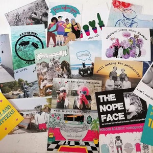 Set di cartoline, queer, femminismo, cura di sé