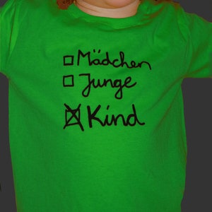 fairtrade children&#39;s t-shirt &quot;boy, girl, child&quot;