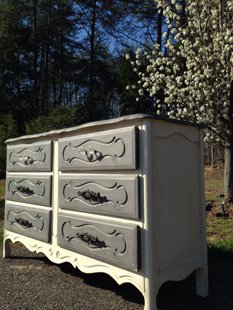 Reclaimed Hand-Painted Shabby Chic Dresser