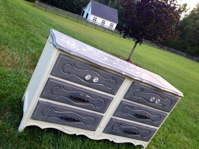Reclaimed Hand-Painted Shabby Chic Dresser