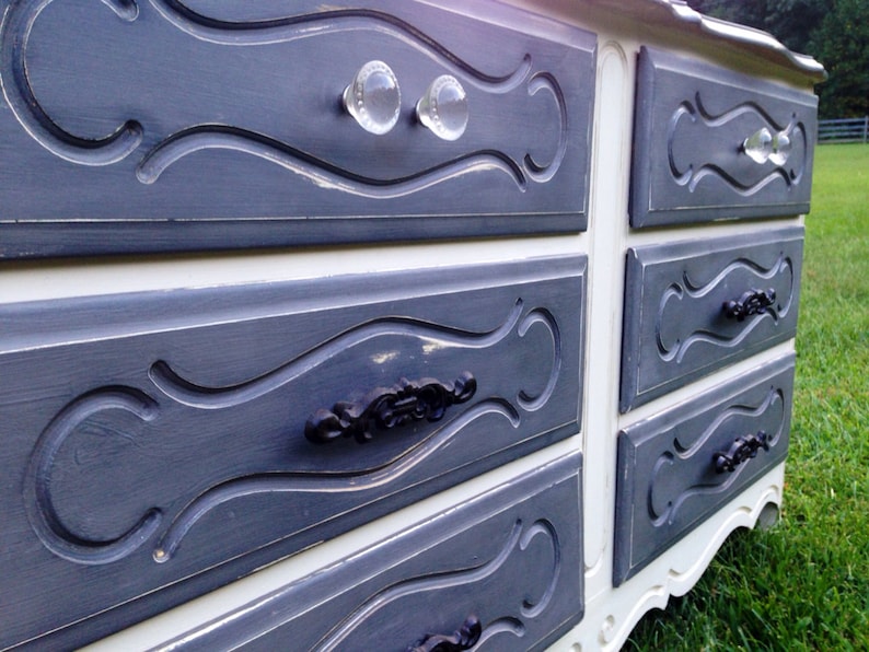 Reclaimed Hand-Painted Shabby Chic Dresser