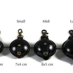 Porte-monnaie rond noir, cuir véritable, haute qualité, porte-monnaie pour homme, fait main, fabriqué à la main, dur, peau de vache, porte-clés, porte-monnaie, unisexe, homme,