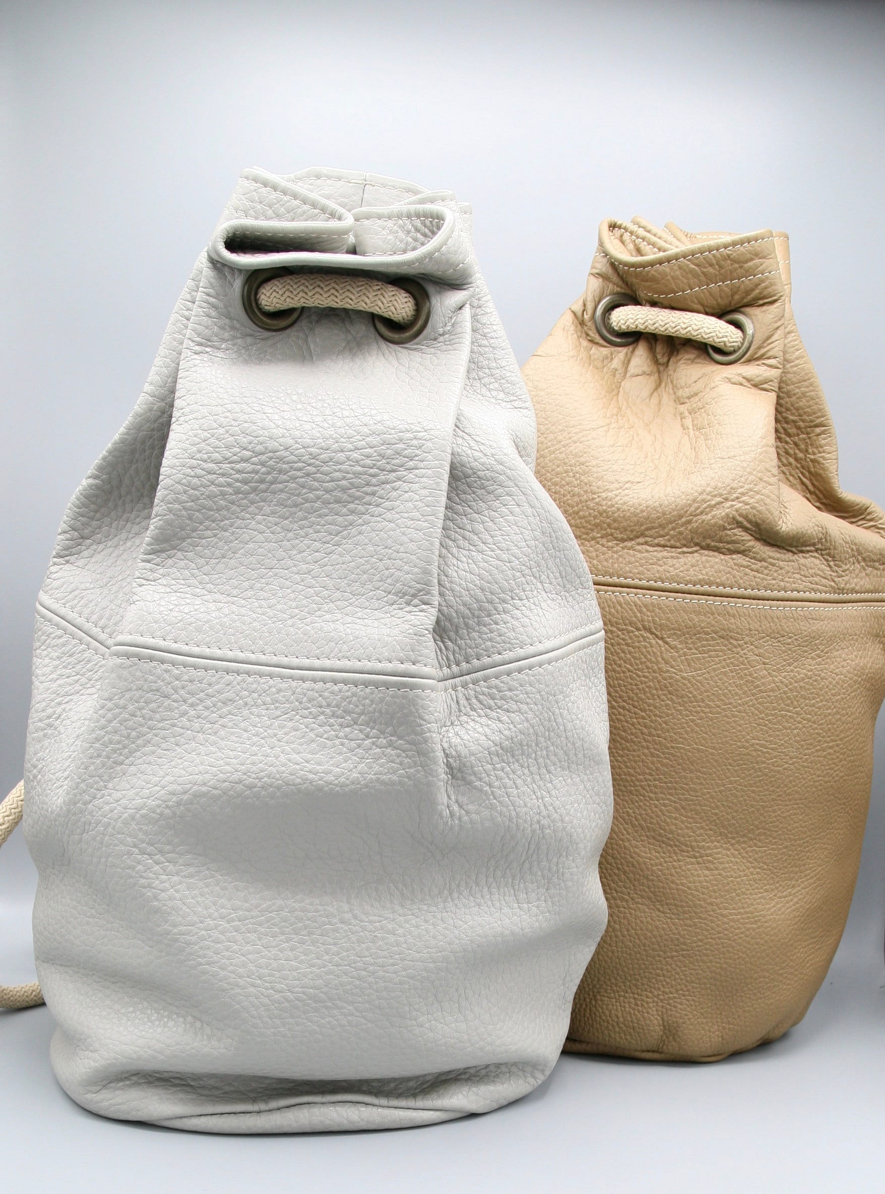camel leather duffle bag