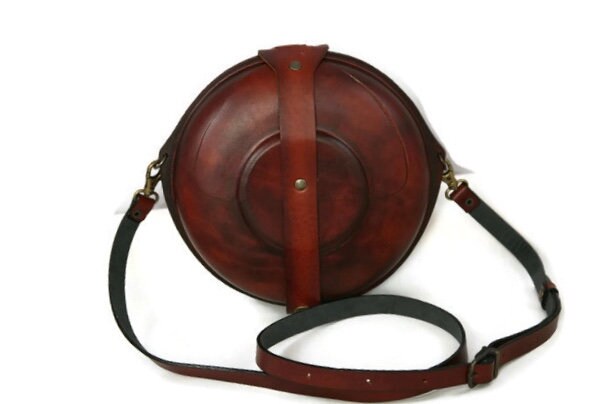 送料関税込♪【The Row】Canteen dark brown crossbody bag Canteen Bag Brown in Leather – The Row