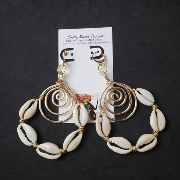 Shell Earrings - Etsy